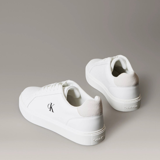 Calvin Klein Smooth Leather Flexible Sole Trainers